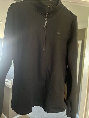 Nike Black Pro Half-Zip Training Top